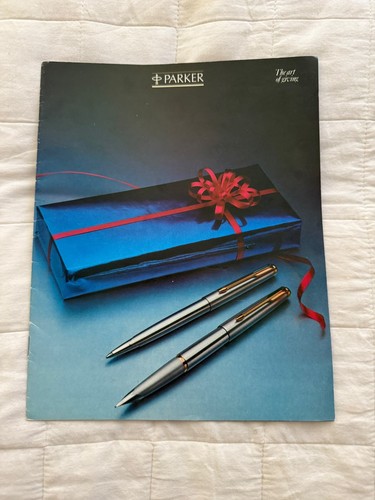 Parker pen brochure catalogue - parker,